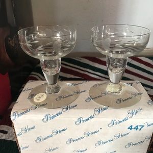 FINAL price!—Crystal candle holders